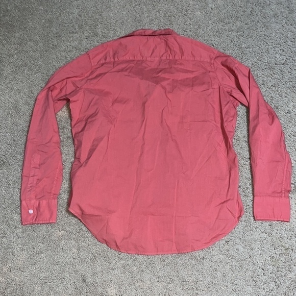 Frank & Eileen Eileen Relaxed Button-Up Featherweight Rust Sienna XS - Picture 4 of 8